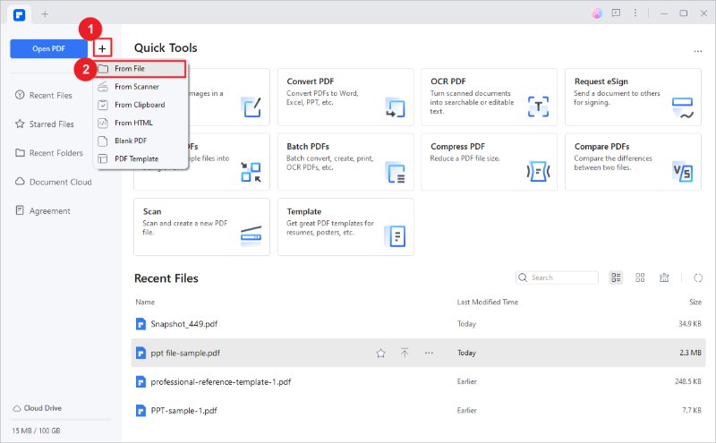 create pdf from image