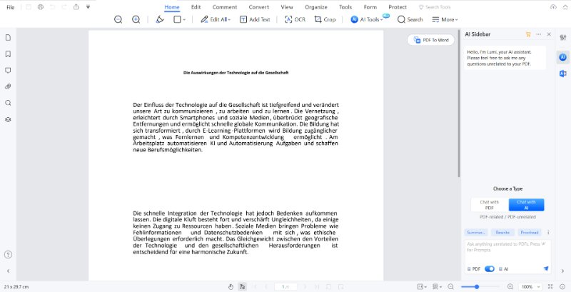 pdf translated to german