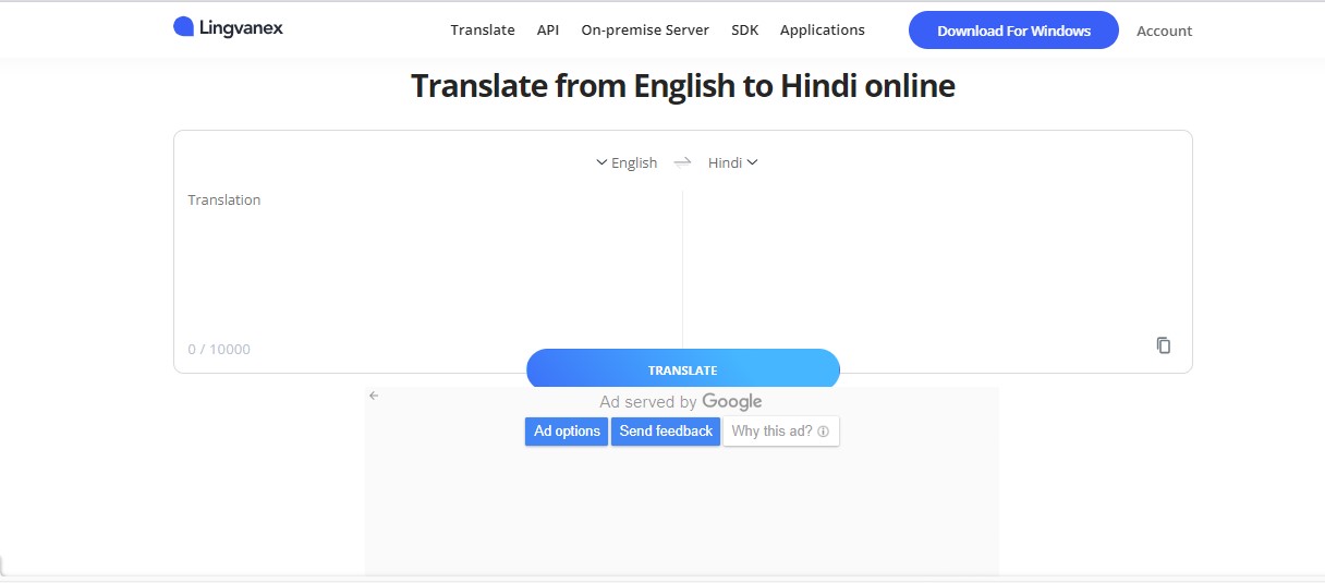 hindi target language