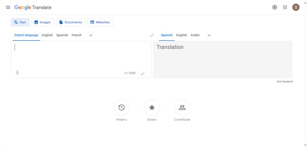 google translate spanish to english pdf