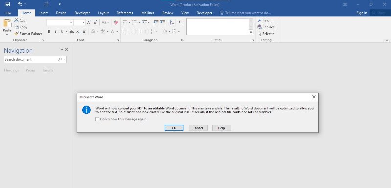 open pdf in word