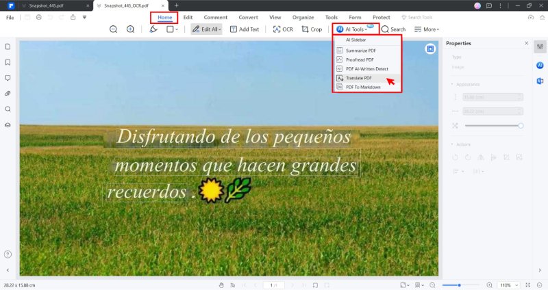 use ai tool to translate pdf