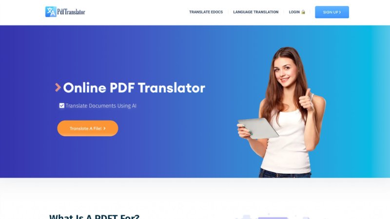 pdftranslator homepage