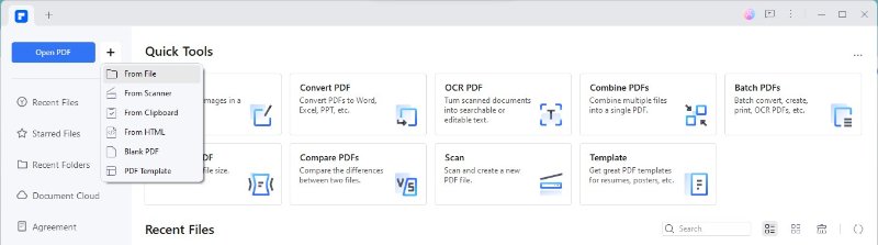 pdfelement create pdf