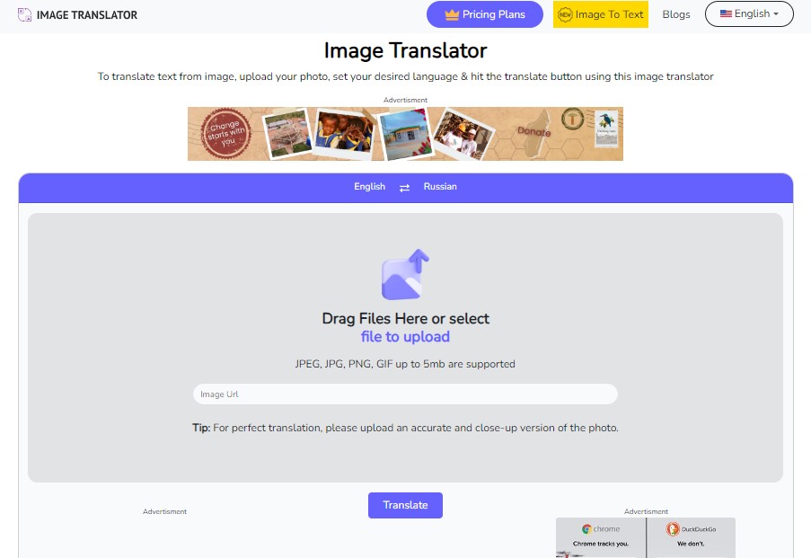 image translator io