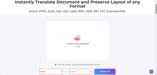 Top Tools To Translate Document Malay to English 2024
