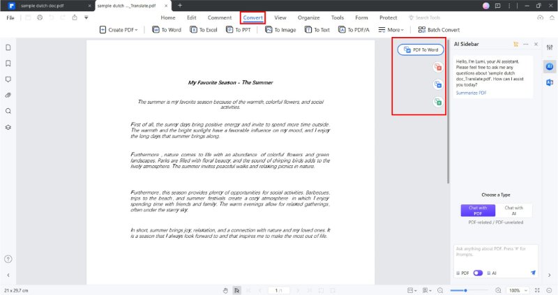 convert pdf to different file format