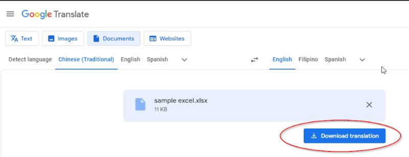 download translation