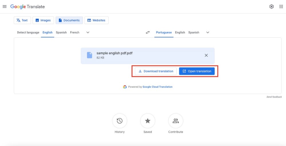 google-open-translation