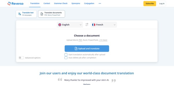 reverso ai file translator