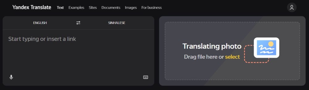 yandex translate