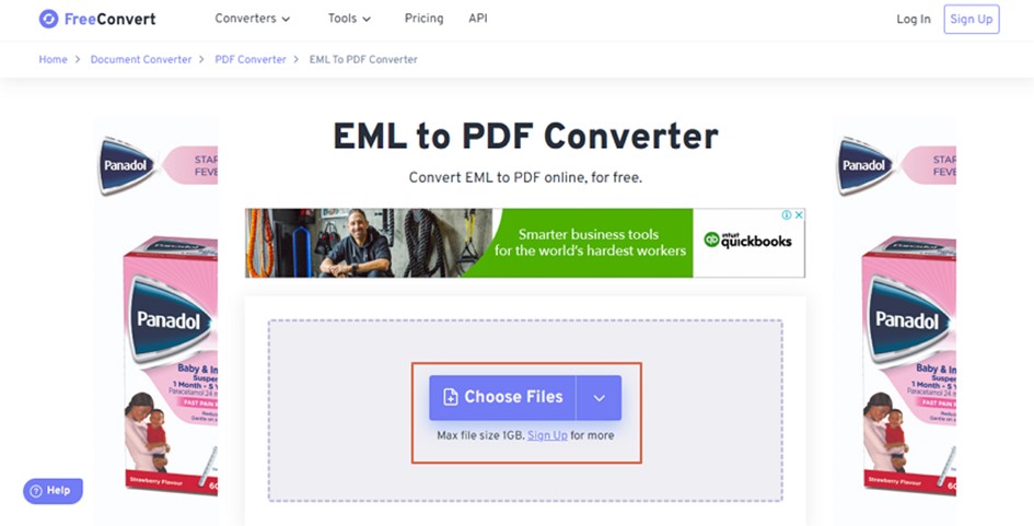 freeconverter choose files