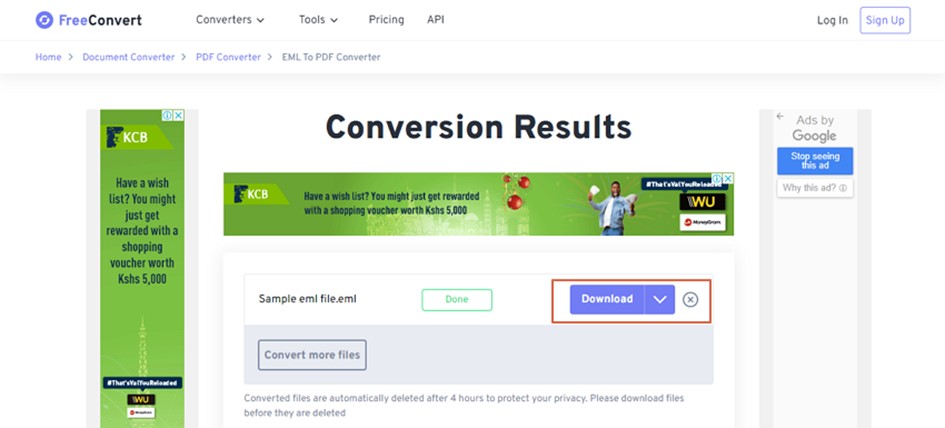 freeconvert download pdf