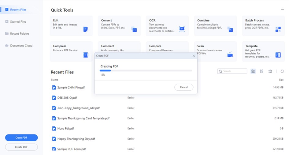 pdfelement create pdf from eml