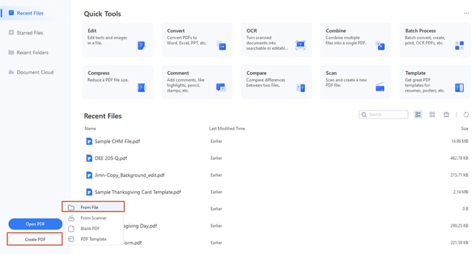 pdfelement create pdf form eml