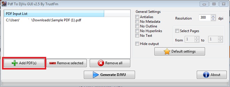 pdftodjvugui add pdf