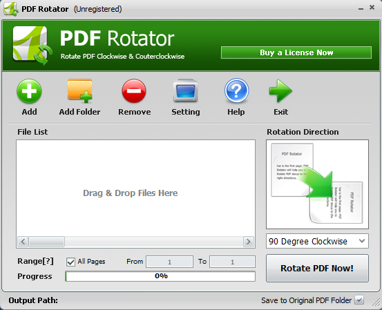 rotate pdf document