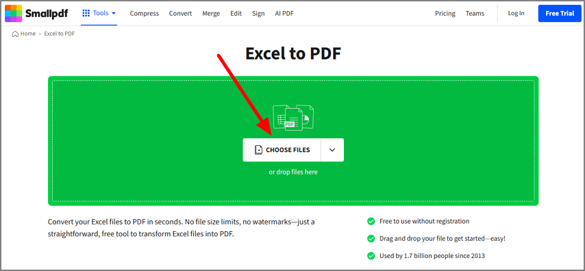 add file in smallpdf