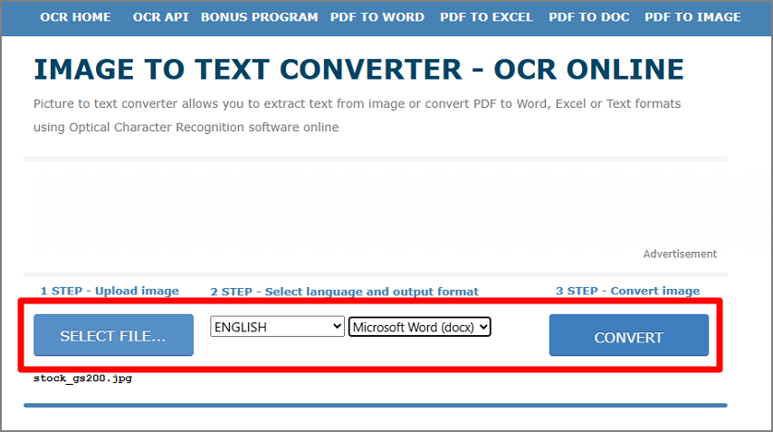 add image to online converter