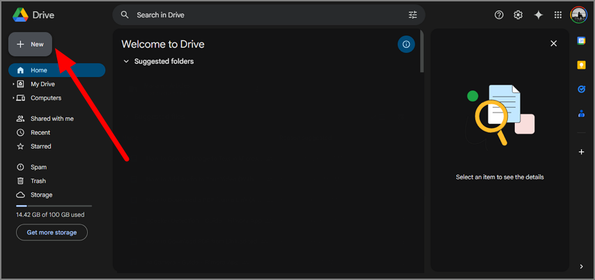 upload image to google drive