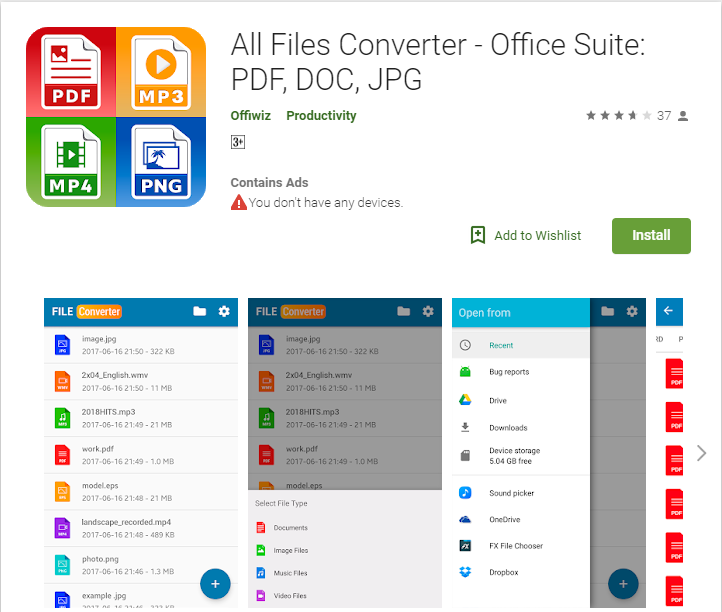 Data File Converter 5.3.4 for android instal