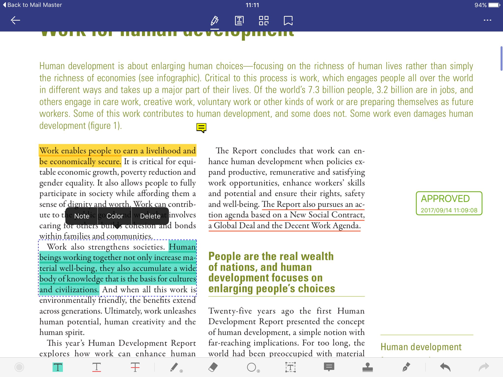 ipad pdf reader annotator that works with os