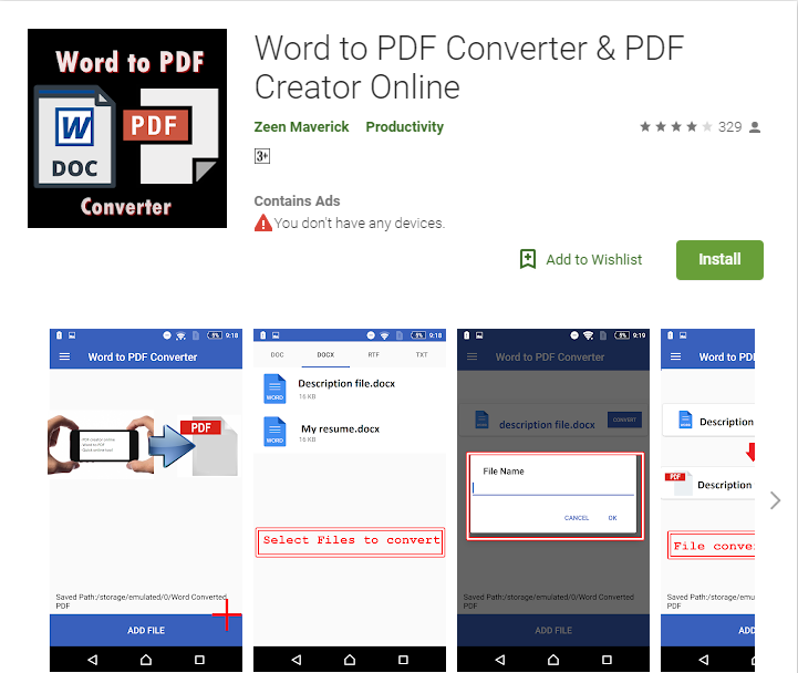 online word to pdf converter without changing font