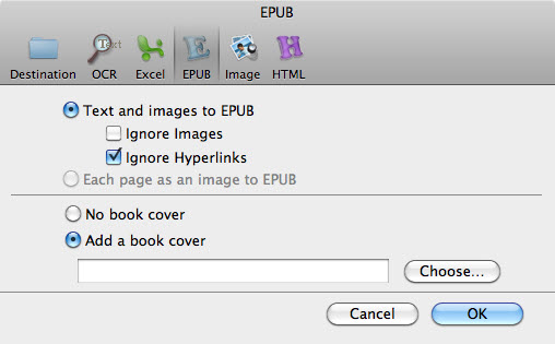 convert scanned pdf to epub