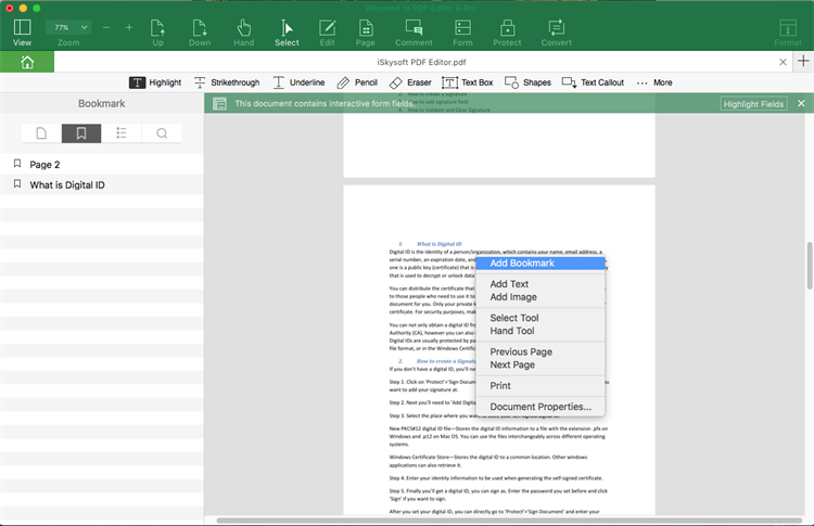 import bookmarks from text file pdf editor 6 pro