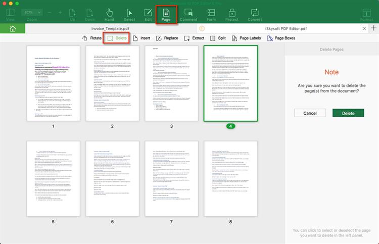 Deleting Pages In Adobe Acrobat For Mac