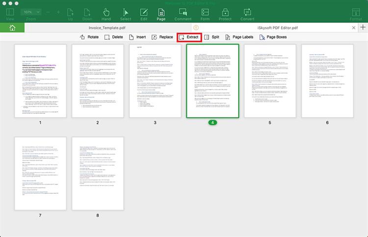 how to extract pages from pdf on mac