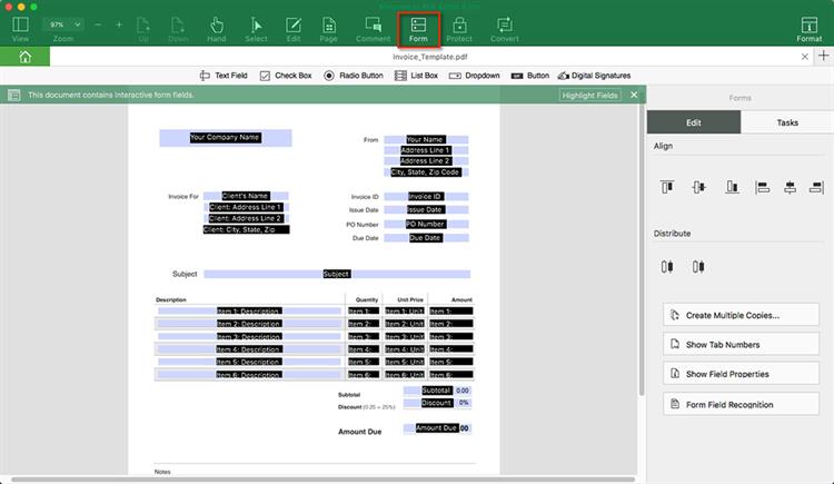 create pdf form filler