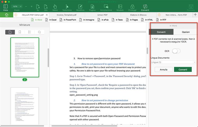 Convertire Pdf Protetto In Word Online