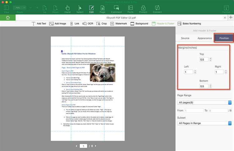 The Easiest Way to Edit Header and Footer in PDF File
