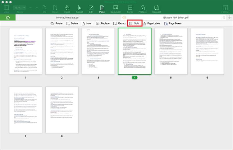 split pdf page