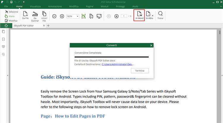 Convertire Pdf Protetto In Word Online