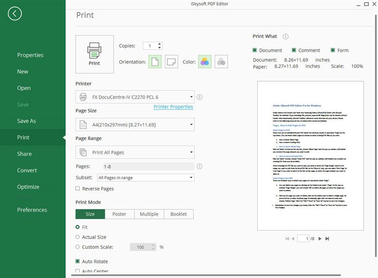 print secure pdf