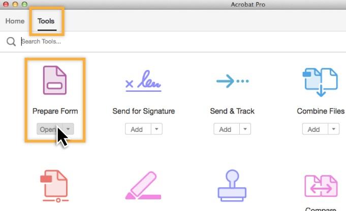 adobe acrobat fillable forms for mac