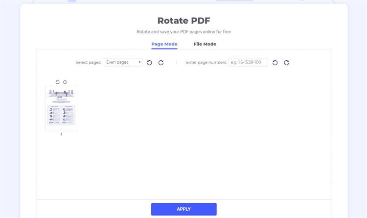 rotate pdf document