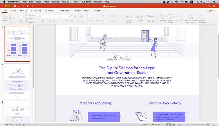 how to turn a pdf into a powerpoint on mac