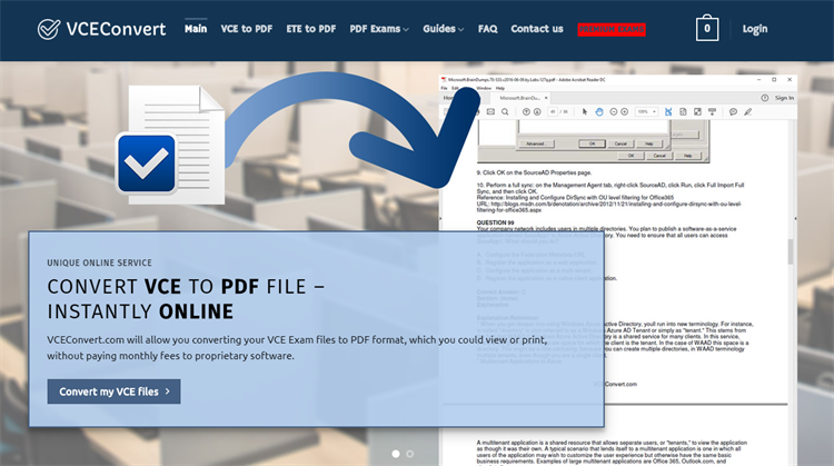 vce to pdf converter free