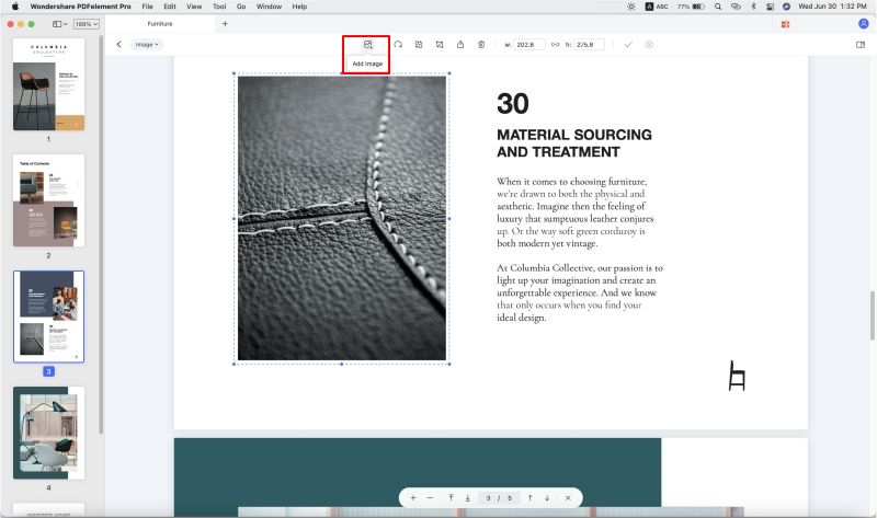 insert photo into pdf for mac
