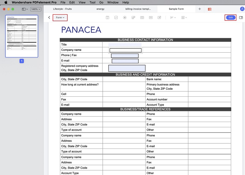 form filler pdf free