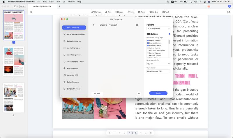 pdf to ocr convertor for mac