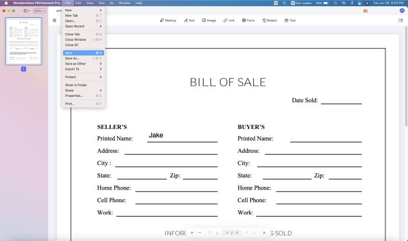 compress pdf on mac for email