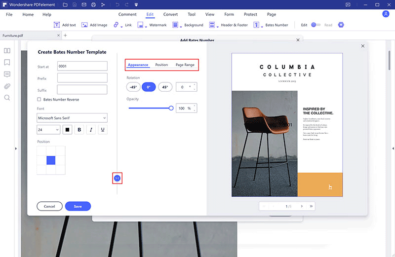 pdfpen pro bates numbering