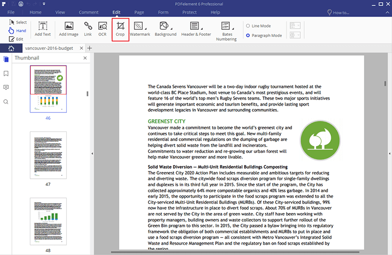 The best way to crop pdf files on windows