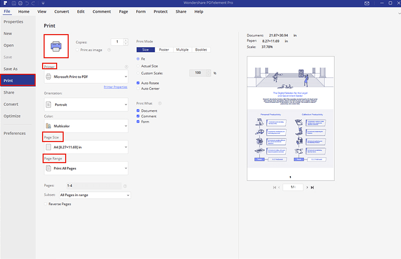 export outlook email to pdf