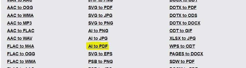 ai to pdf option file converter online