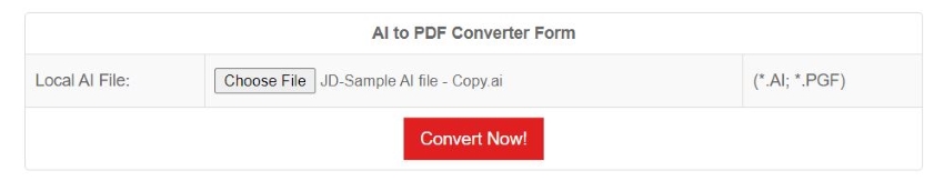 starting conversion on pdfconvertonline